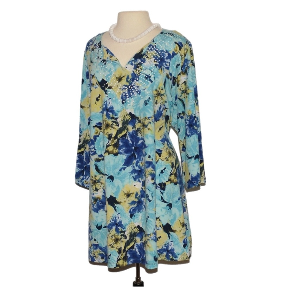 Just My Size 4X 26/28 Dress / Top Long Shirt 2231‎